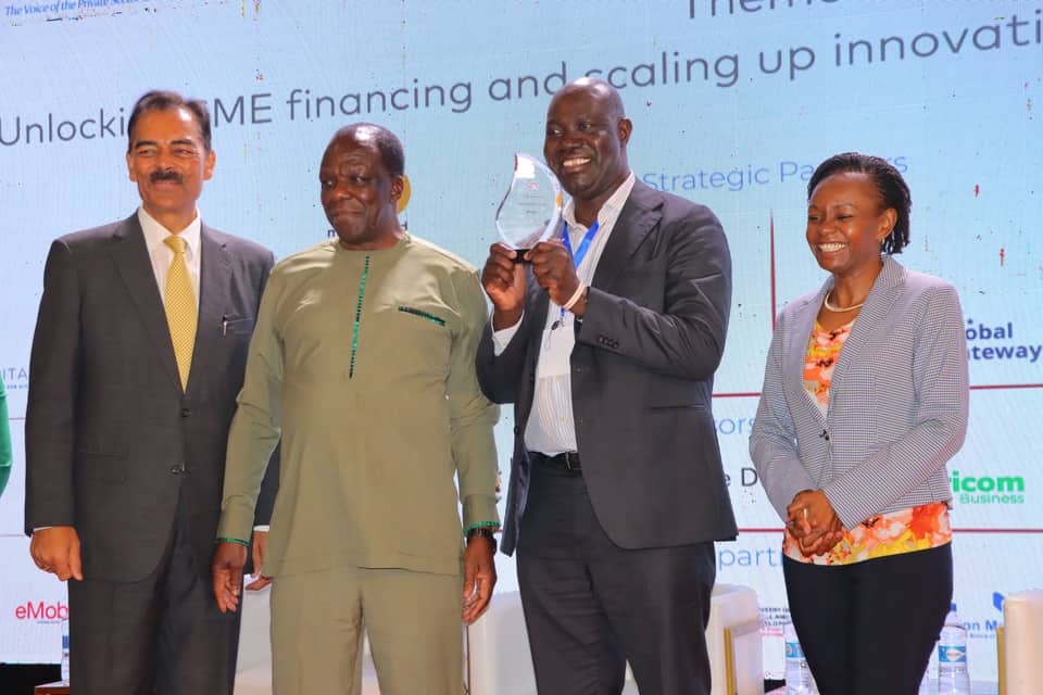 KCIC team receiving an award at a KEPSA SME financing event